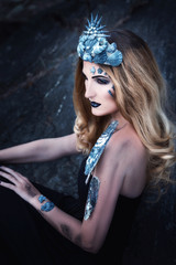 Nixe - Wassernixe - Meerjungfrau - Makeup