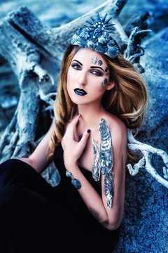 Nixe - Wassernixe - Meerjungfrau - Makeup