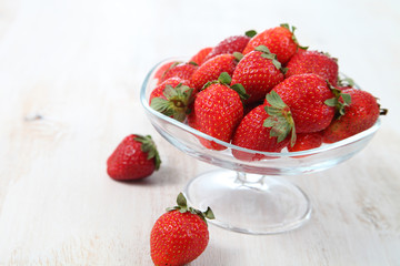 Ripe strawberries