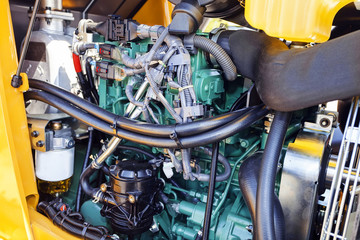 Excavator digging motor