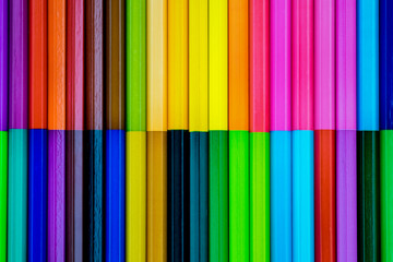 Obraz premium Colourful color pencil texture background.