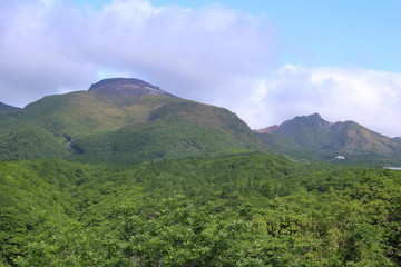 那須高原展望台から見た那須岳