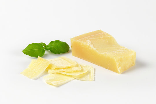 sliced parmesan cheese