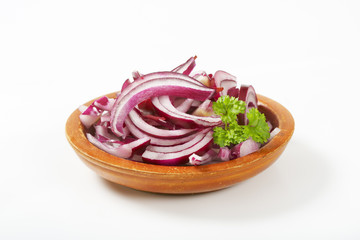 chopped red onion