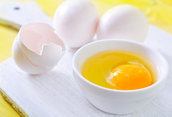 raw eggs
