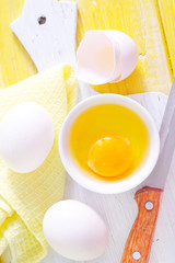 raw eggs