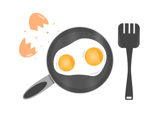 Eggs in pan