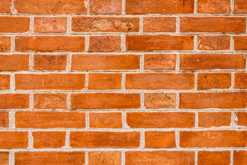 Orange brick wall