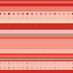 Seamless striped pattern with diamonds suitable for the textile