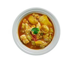 Spiced haddock chowder