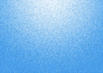 Fototapeta premium Blue Mosaic Tile Background #Vector Graphic