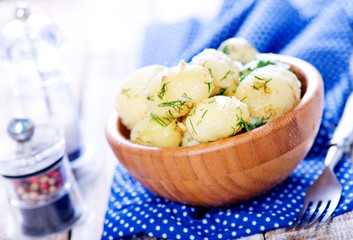 boiled potato