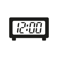 Time icon. Time and watch, timer symbol. UI. Web. Logo. Sign. Flat design. App. Stock