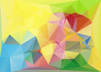 Abstract triangle geometrical background vector