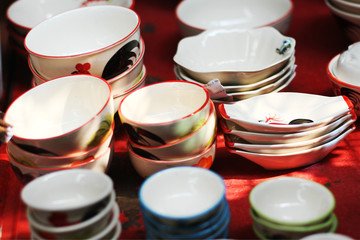 Traditional ceramic pottery, Thailand