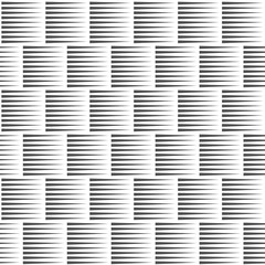 Black and white striped geometric seamless pattern