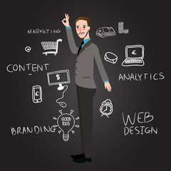 teaching web design analytics branding and content marketing