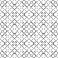 Fototapeta premium Delicate seamless stylized flower pattern in oriental style