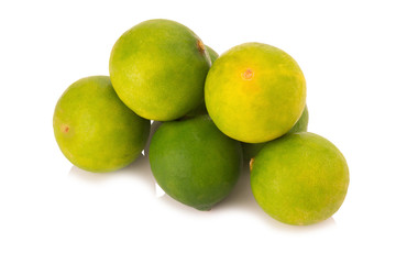 limes  isolated on white background