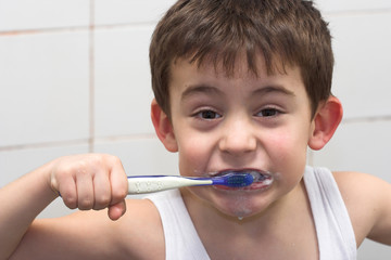  brushing  teeth