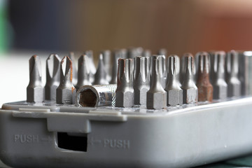 Socket spanner set