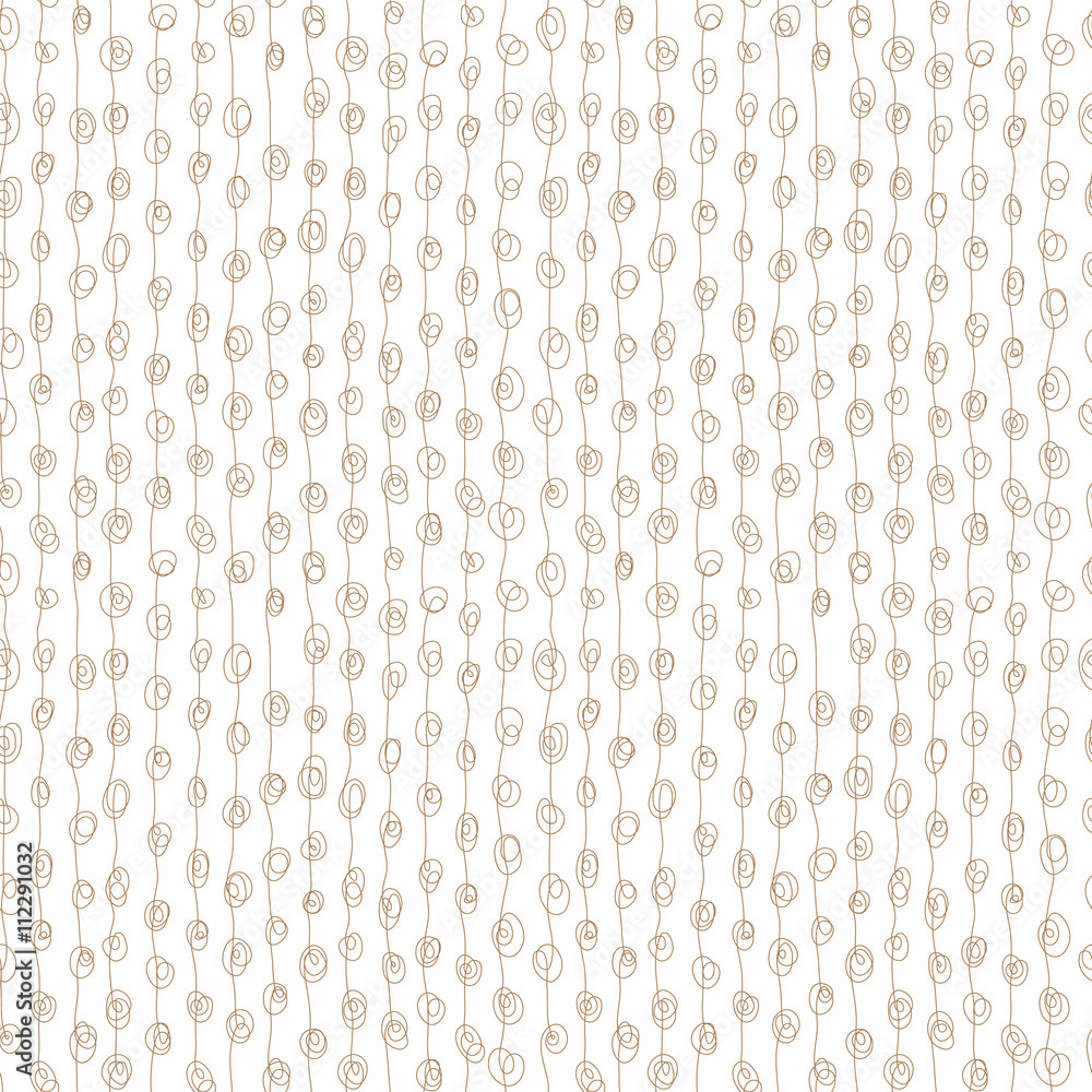 Poster vertical seamless pattern hand drawn curls lines