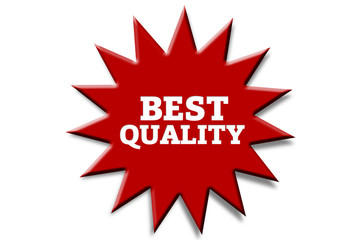 BEST QUALITY written on red sticker.