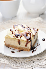 Banana cheese cake