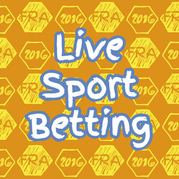 Pattern for football live betting. Vector hand drawn soccer backgraund. Live score pattern.
