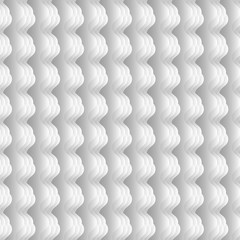 White seamless wavy vertical pattern