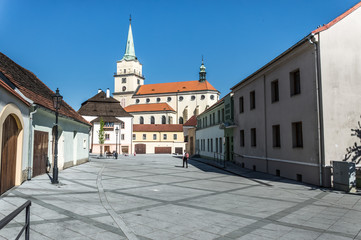 Square with church