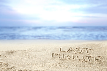 beach and sand and sky of blue color 