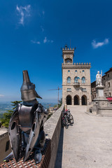 Naklejka na ściany i meble Palazzo Pubblico in San Marino