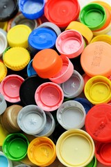 Recyclable plastic caps