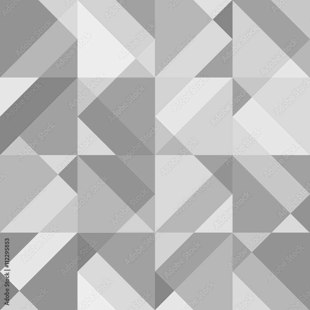 Canvas Prints abstract grey geometric seamless pattern