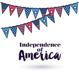 Fototapeta premium independence of america design 