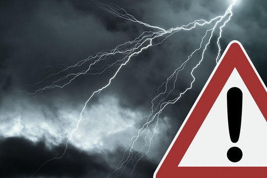 Caution - Thunderstorm 