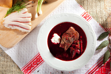 Beetroot and Cabbage Soup