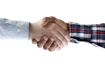 business people shaking hands