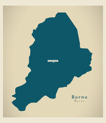 Modern Map - Borno NG