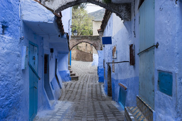 Fototapeta na wymiar hermosas ciudades de Marruecos, Chefchaouen
