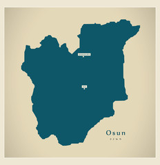 Modern Map - Osun NG