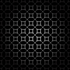 Panele Szklane Podświetlane  Czarno-biały geometryczny wzór bez szwu