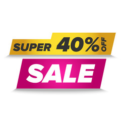 super sale badge
