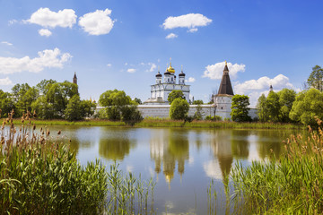 Fototapeta na wymiar Joseph-Volotsky monastery, Volokolamsk district, Moscow region, Russia