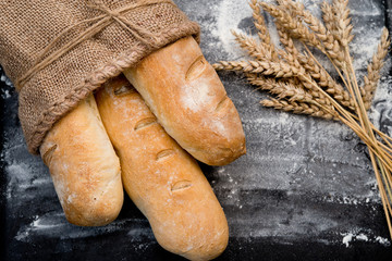 Homemade Air French baguette
