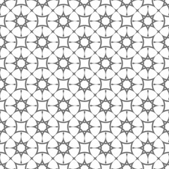 Fototapeta premium Monochrome seamless pattern with stylized stars