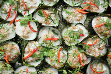 Fish and curry with coconut milk thai food