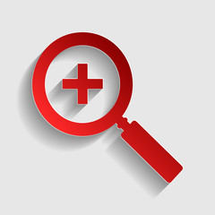 Fototapeta premium Zoom sign illustration