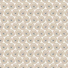 Seamless elegant pattern with swirls